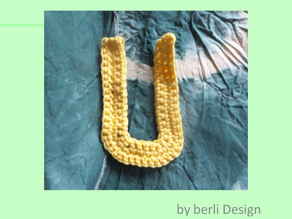 Buchstabensalat - Teil 21 - Buchstabe U als Applikation und 3-D Buchstabensalat - Teil 21 - Buchstabe U als Applikation und 3-D