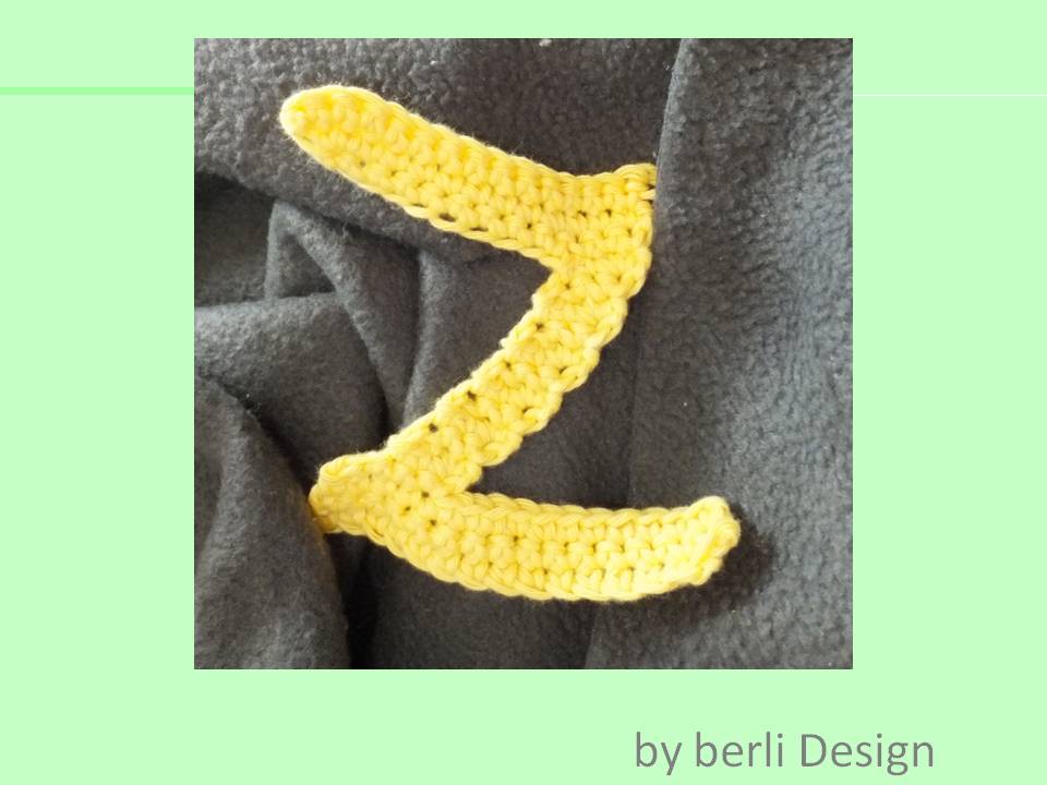 Buchstabensalat - Teil 26 - Buchstabe Z als Applikation und 3-D Buchstabensalat - Teil 26 - Buchstabe Z als Applikation und 3-D