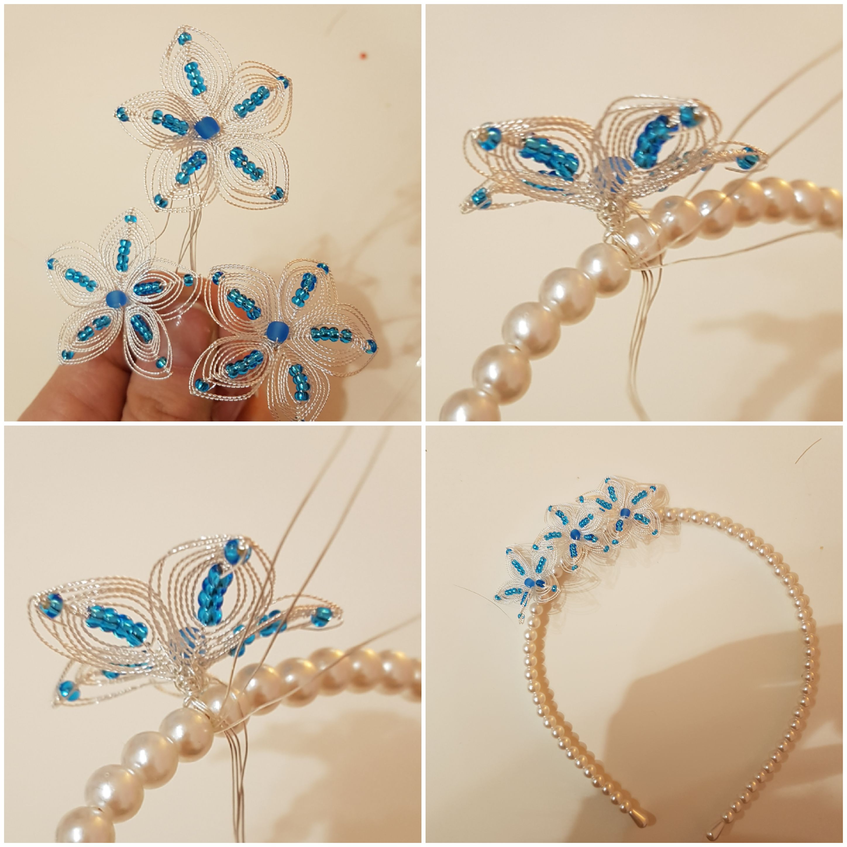 Blog-Inhaltsbild für 'Bastelanleitung für den Haarreif (Blue)'