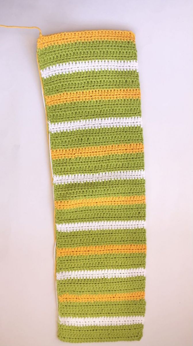 Blog-Inhaltsbild für 'Häkelanleitung Kranz Raupe'