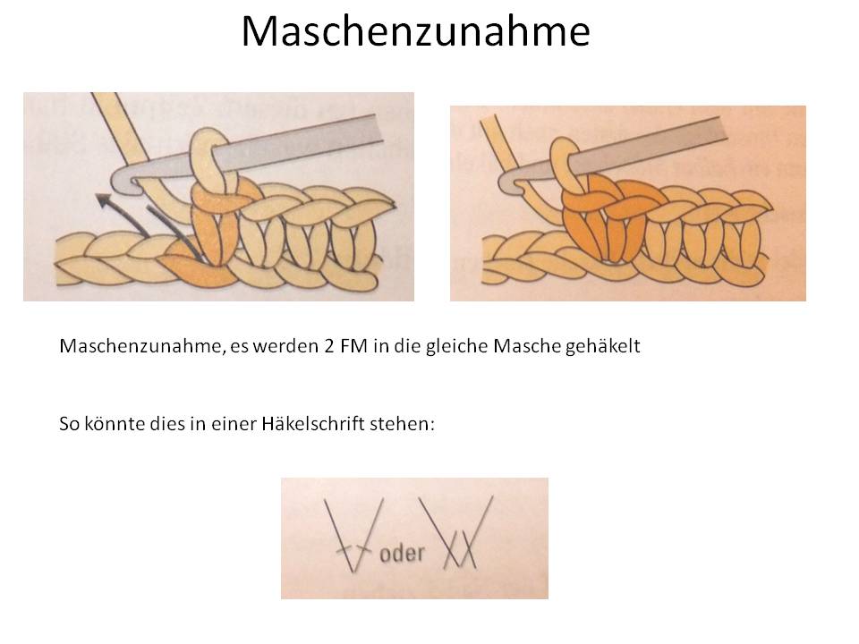 Die Maschenzunahme & Häkeln in Runden