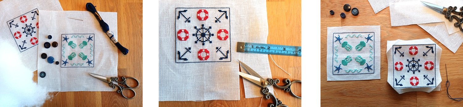 prepare the fabric for sewing