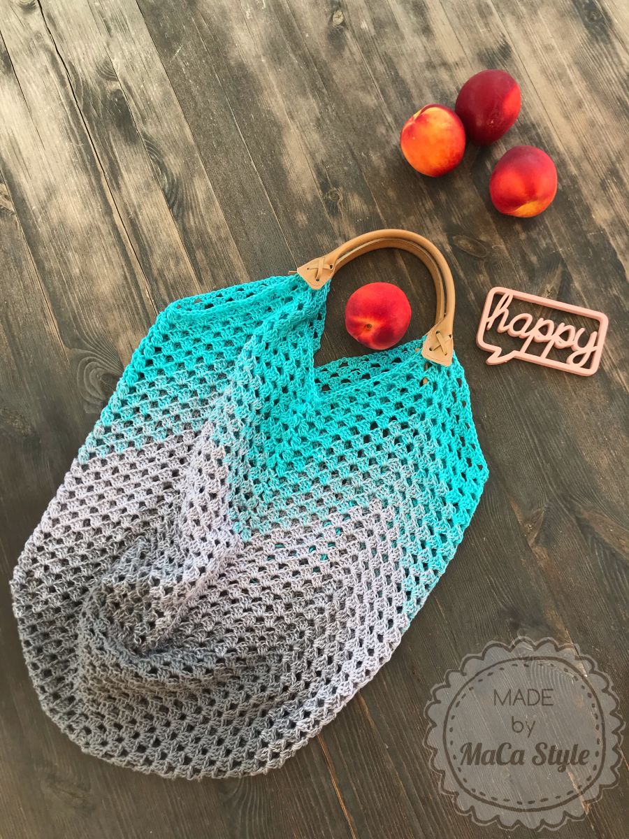 Einkaufstasche häkeln XXL im Granny Style Einkaufstasche häkeln XXL im Granny Style