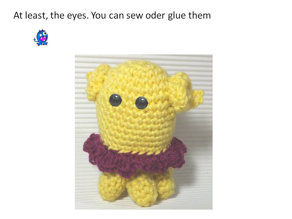 Blog-Inhaltsbild für 'Monster Girl Amigurumi - english crochet Pattern'
