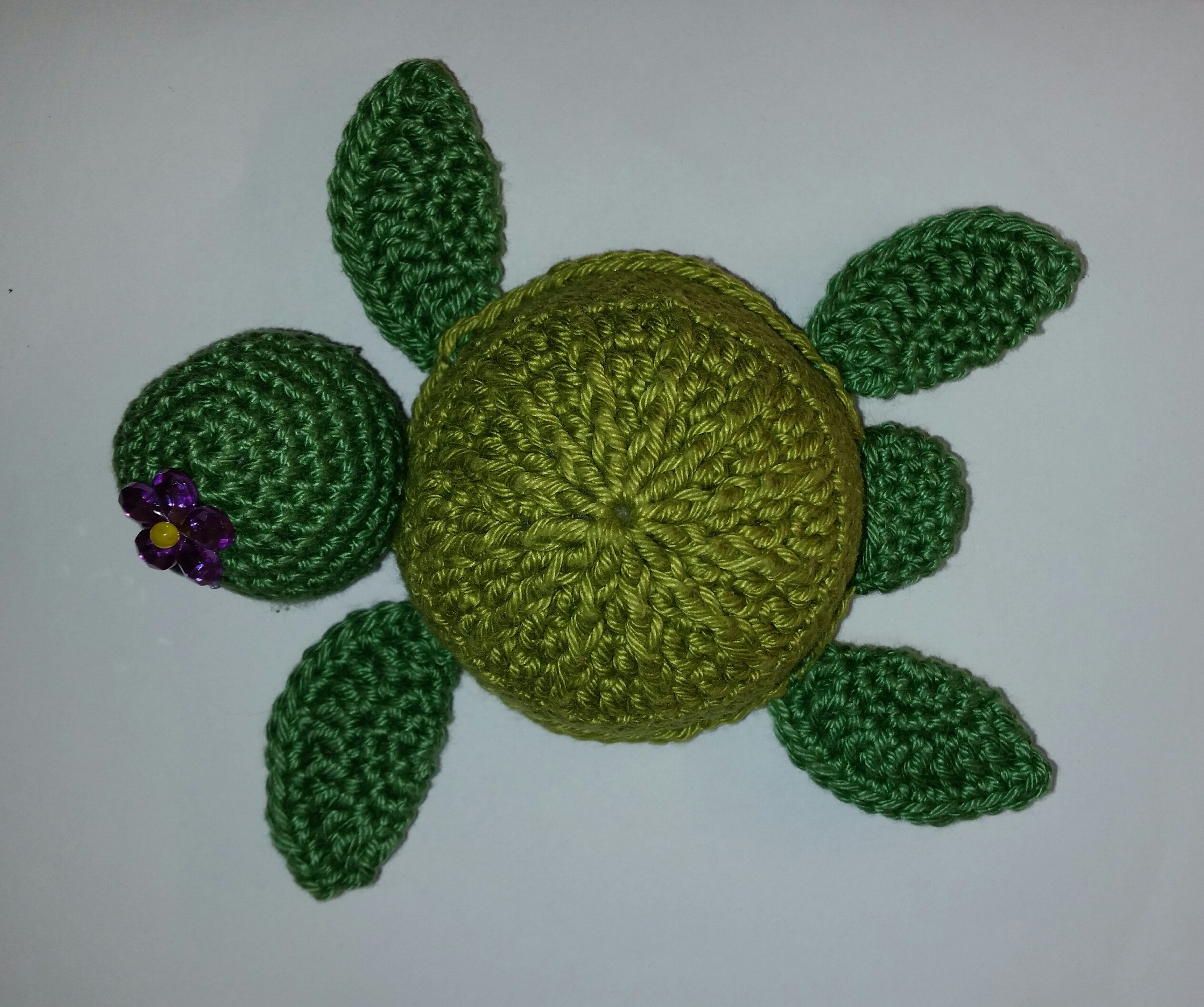 Blog-Inhaltsbild für 'Häkelanleitung Meeresschildkröte Stecki , Nadelkissen'