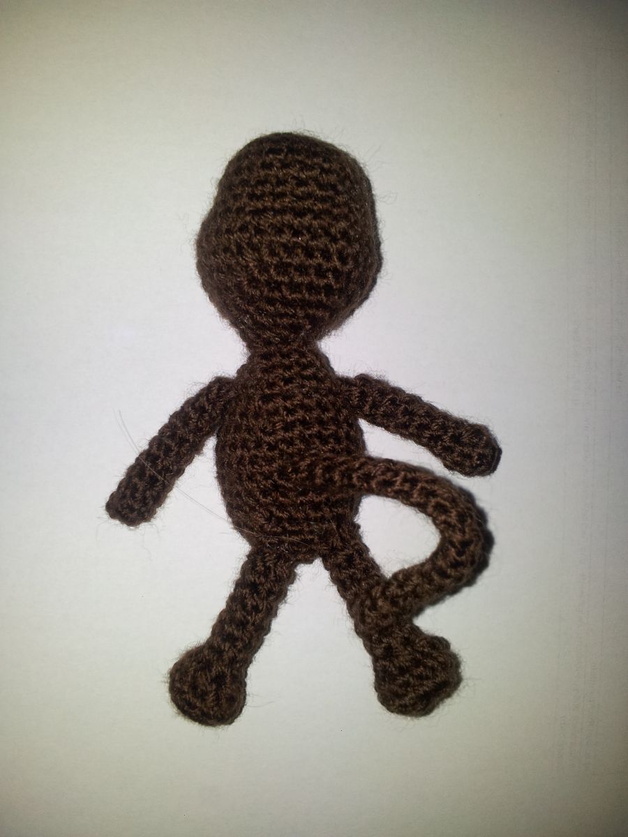 Blog-Inhaltsbild für 'Kostenlose Häkelanleitung - Kleiner Affe'