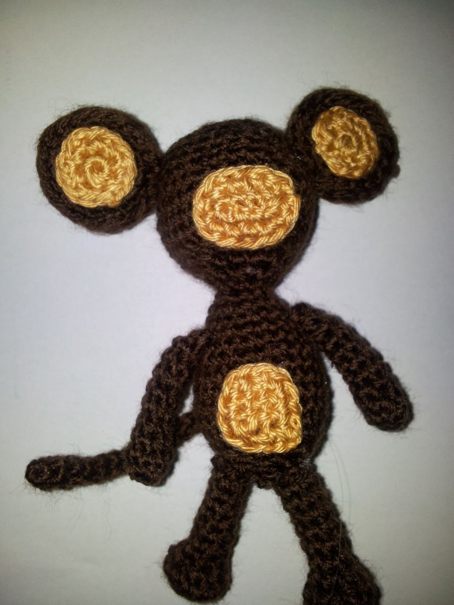 Blog-Inhaltsbild für 'Kostenlose Häkelanleitung - Kleiner Affe'