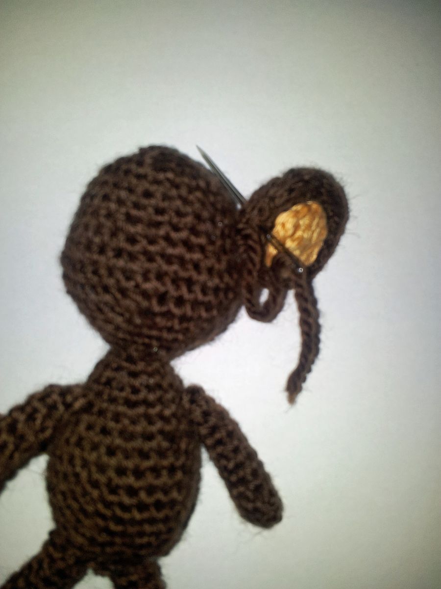 Blog-Inhaltsbild für 'Kostenlose Häkelanleitung - Kleiner Affe'