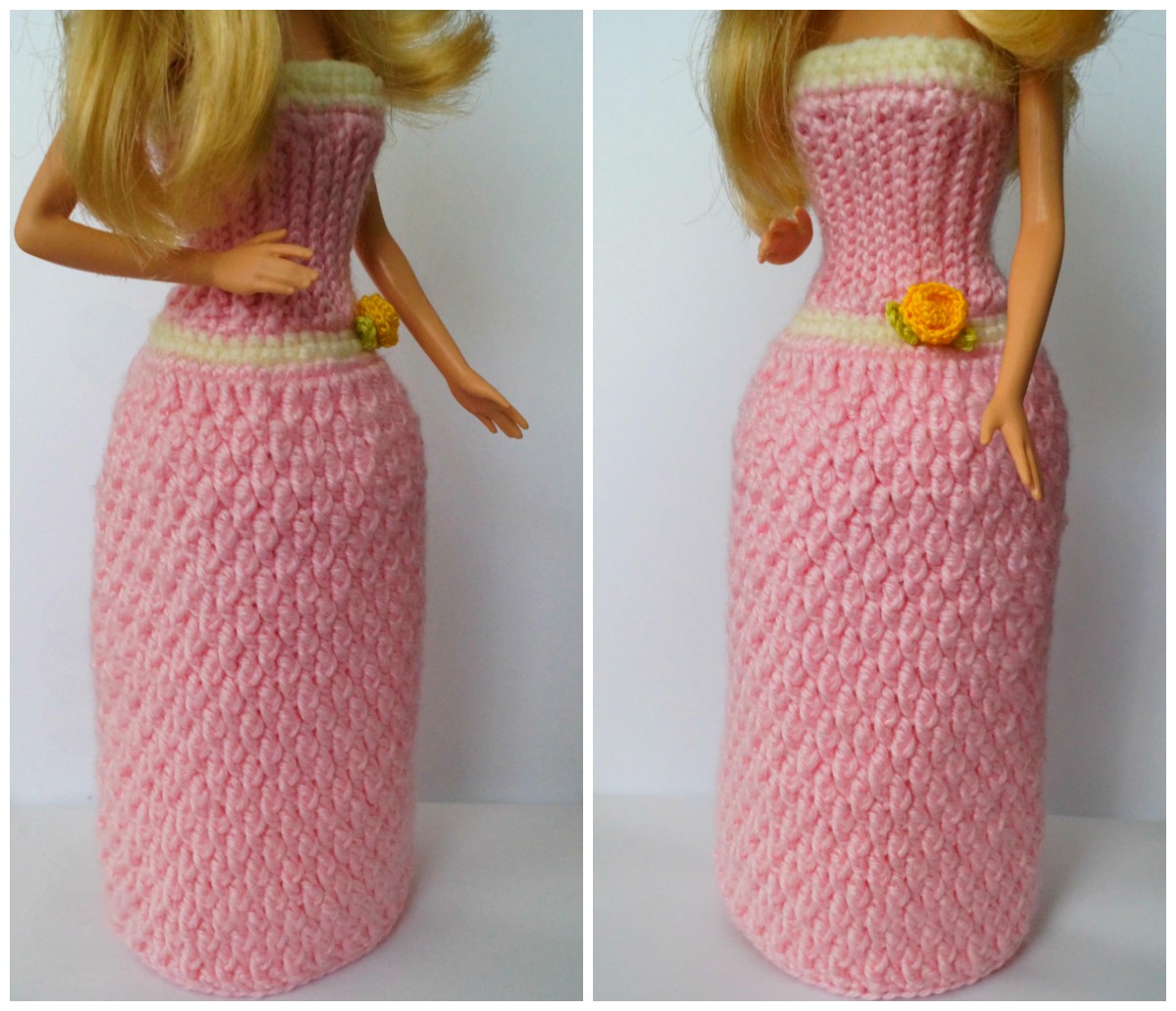 Free Crochet Pattern Doll Dress