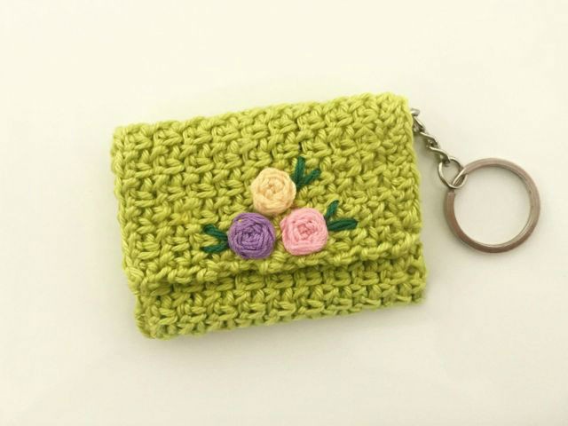 Cute Flower Small Drawstring Bag Coin Purse -