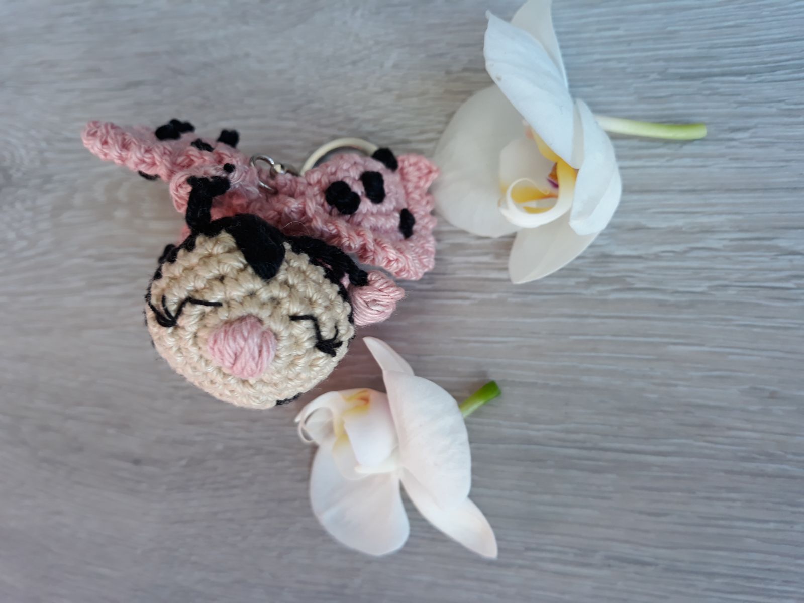 Gratis Häkelanleitung, Anhänger Alena Marienchen