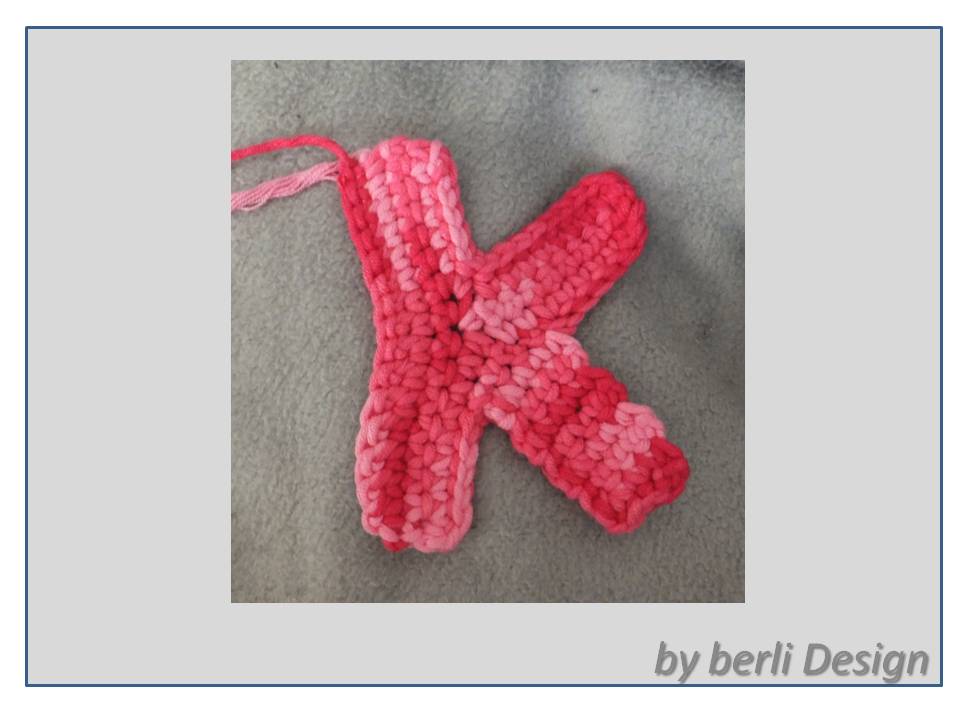 Blog-Inhaltsbild für 'Buchstabensalat - Teil 11 - Buchstabe K als Applikation und 3-D'