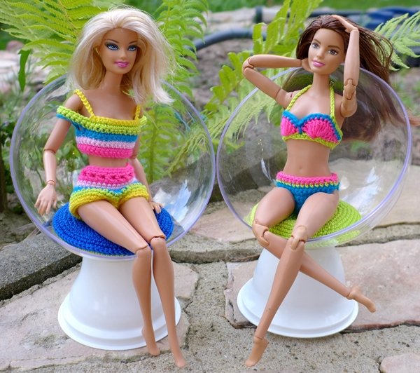 Blog-Inhaltsbild für 'Kostenlose Anleitung: Sessel und Teppich für Barbie und ihre Freundinnen'