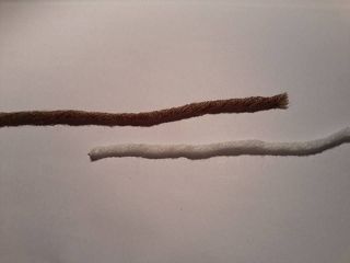 Knoten der bei der Wolle Herstellung verwendet wird