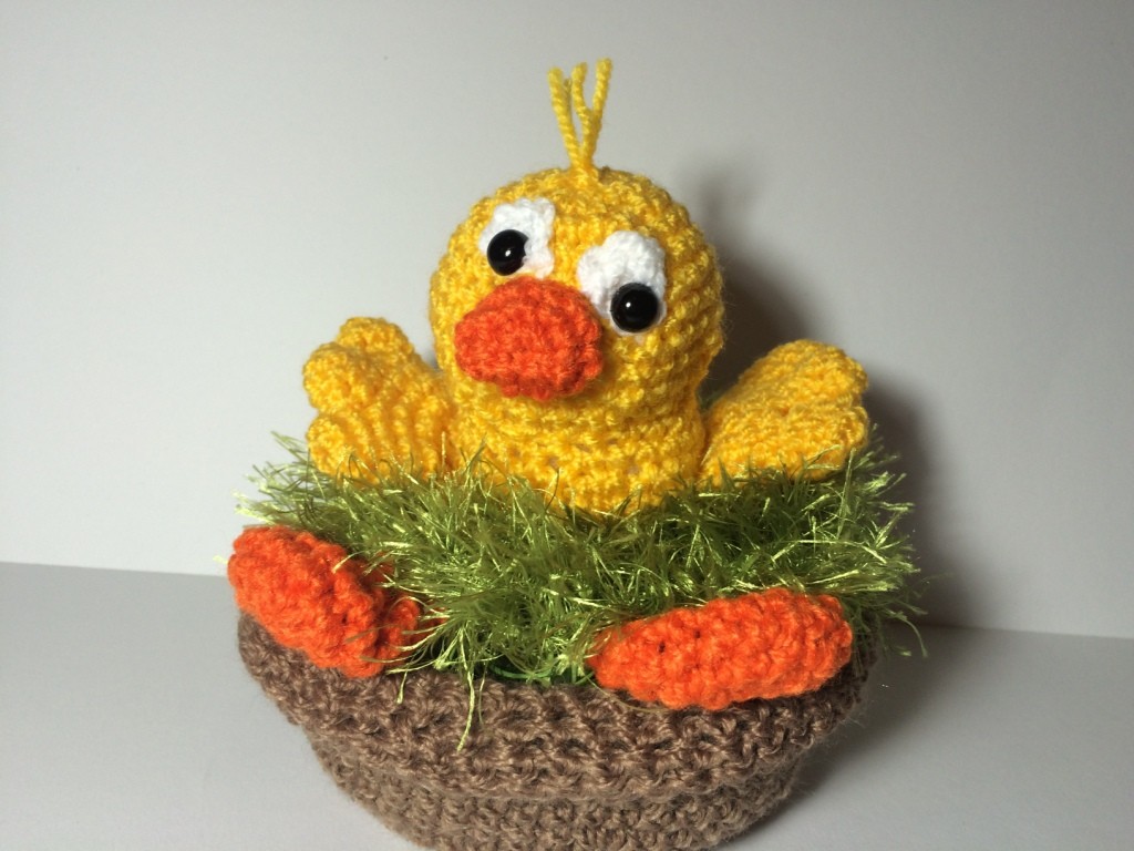 Kostenlose Häkelanleitung - Entchen im Topf