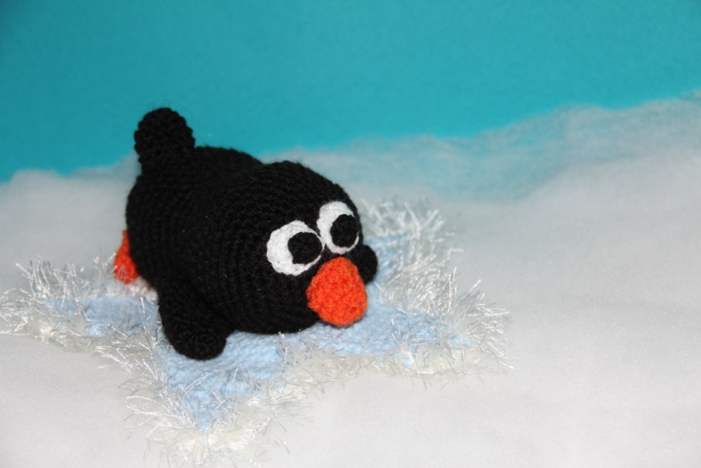 Kostenlose Häkelanleitung - Kleiner Pinguin und sein Kuschelstern