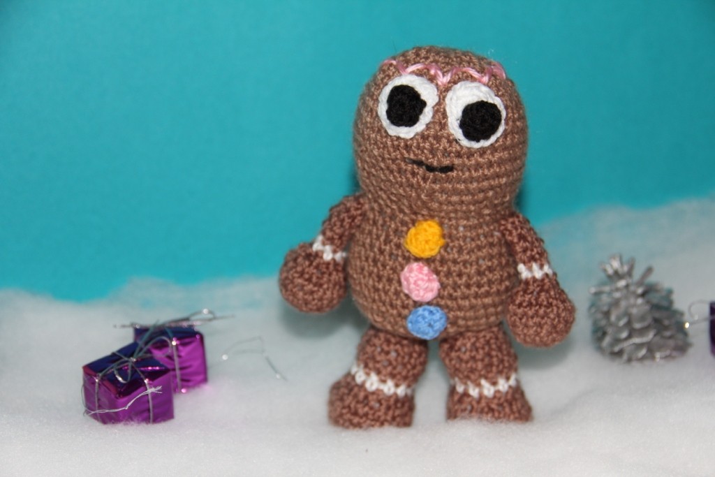 Kostenlose Häkelanleitung - Lebkuchenmännchen