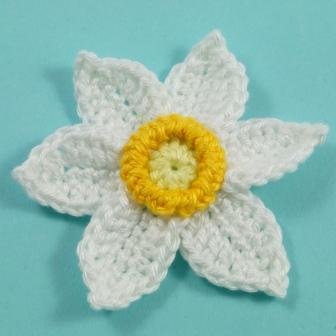Kostenlose Häkelanleitung - Narzisse