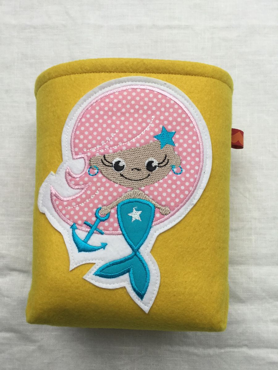 Kostenlose Nähanleitung: Schnelles Utensilo aus Filz mit Origamiecken