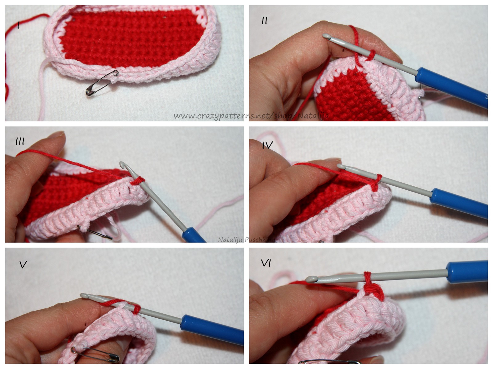 Blog-Inhaltsbild für 'Babyschuhe Romantik - kostenlose Häkelanleitung'