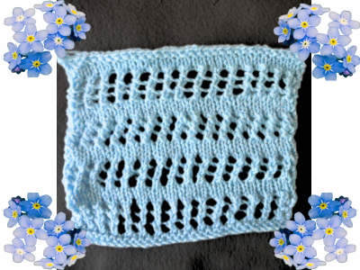 Blog-Inhaltsbild für 'Kostenlose Strickanleitung für verschiedene Lochmuster'