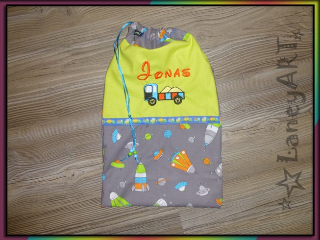 Näh-Anleitung: Turnbeutel / Sportbeutel für Kids