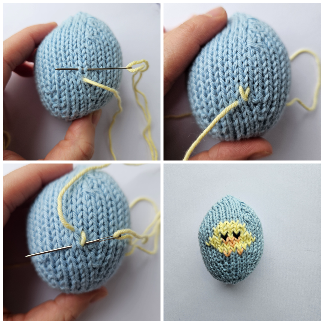 Blog content image for 'Free Knitting Pattern for Easter Egg Decorations'