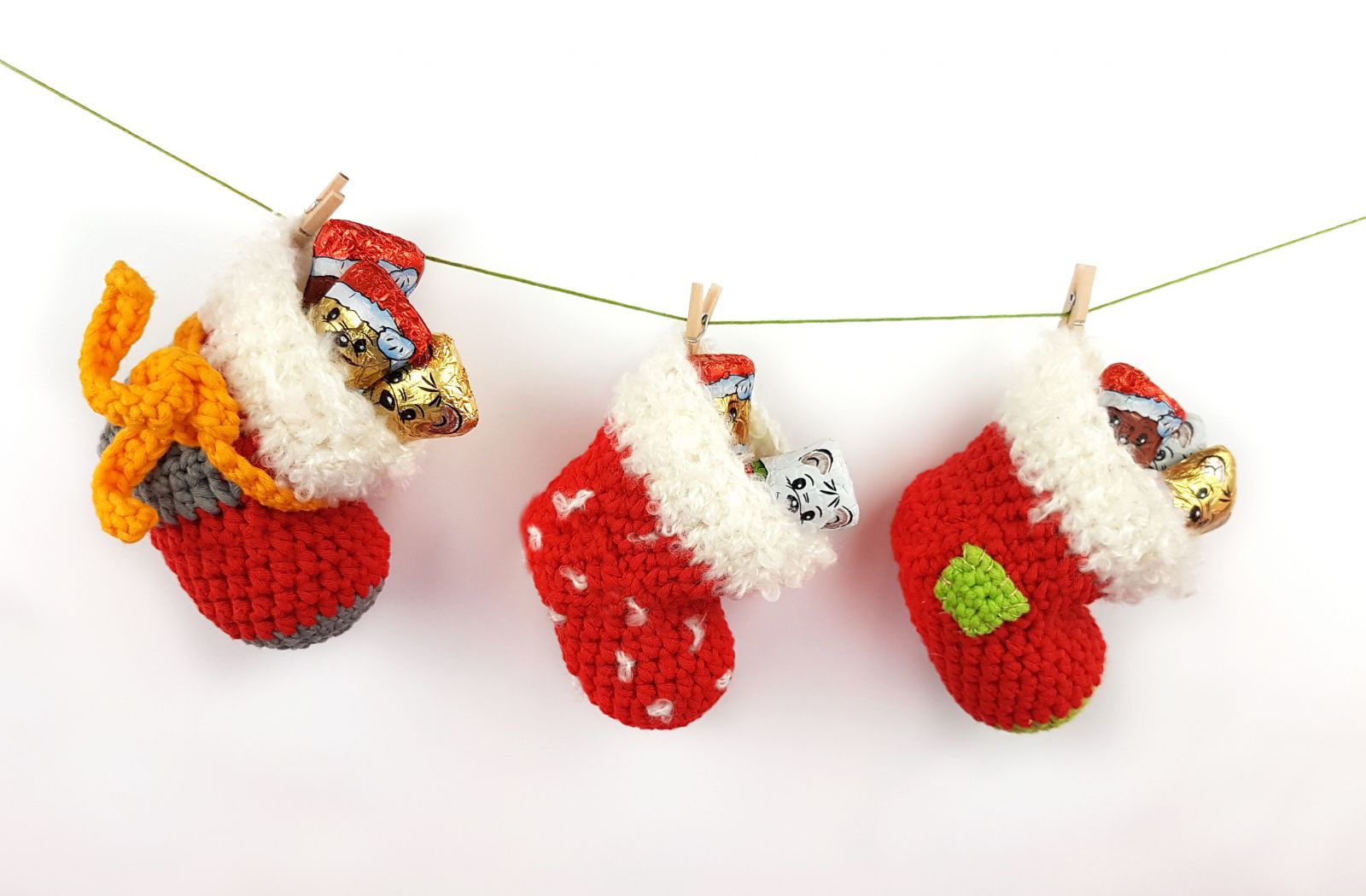 Free Crochet Pattern Christmas Stockings