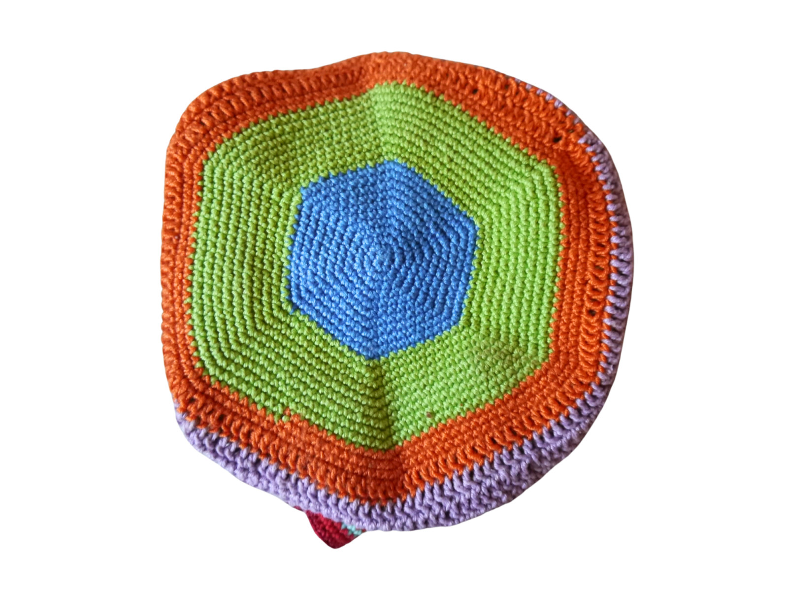 Blog-Inhaltsbild für 'Gratisanleitung für bunten Häkelhut aus Baumwollresten'