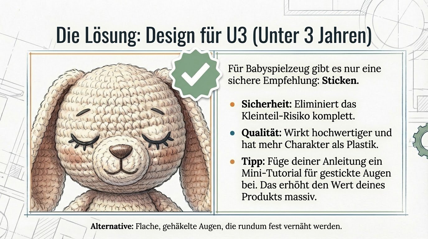 Infografik: Gegenüberstellung falscher Haftungsausschlüsse vs. rechtssicherer Warnhinweise für Anleitungen