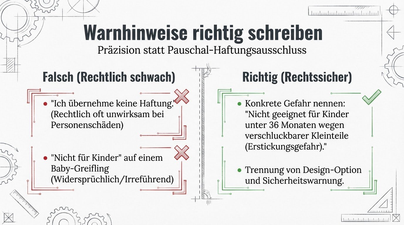 Illustration: Professionelle Häkelanleitung und Teddybär – Sicherheit schafft Vertrauen