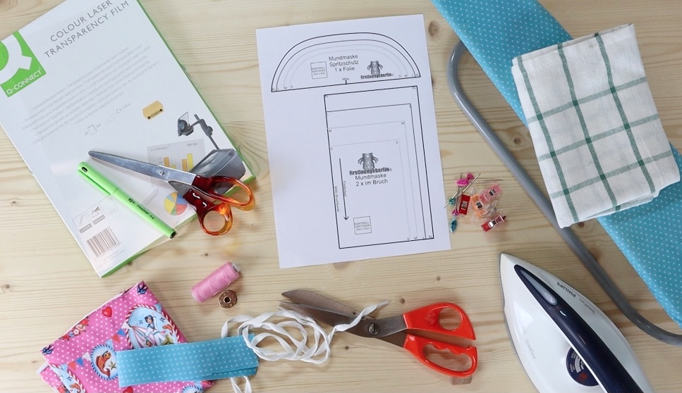 Blog-Inhaltsbild für 'MUNDMASKE FIX NÄHEN mit Visier einfach nähen Jersey Baumwolle Gr. S-XL ATEMMASKE Gesichtsmaske Mundbedeckung Nasenmaske Behelfsmaske mit Spritzschutz'