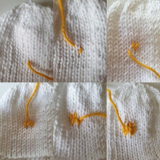 Blog content image for 'Free Knitting Pattern for a Cute Robin Baby Lovey'