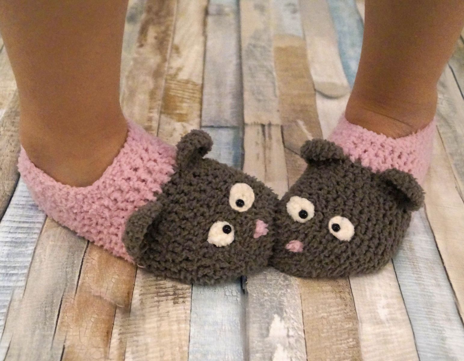 Free crochet pattern kids slippers