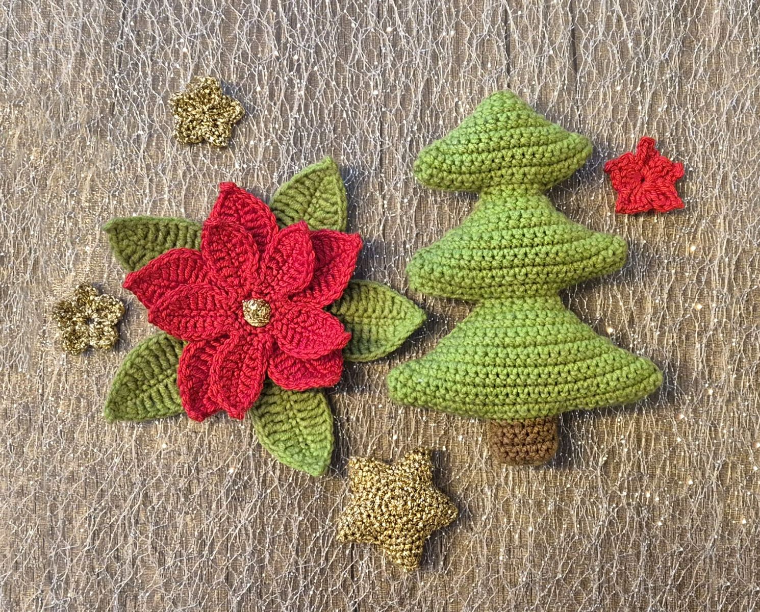 Blog-Inhaltsbild für 'Kostenlose Häkelanleitung Weihnachtsdeko'