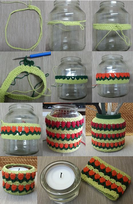 Blog-Inhaltsbild für 'Kostenlose Häkelanleitung Homedecor Tulpenwiese'