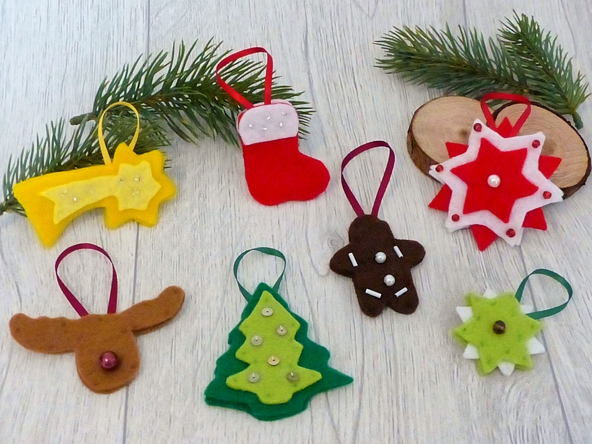 Weihnachtliche Geschenkanhänger und hübschen Baumschmuck schnell und einfach basteln