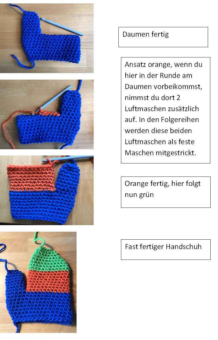 Blog-Inhaltsbild für 'Ofenhandschuhe häkeln und filzen - Häkelanleitung'