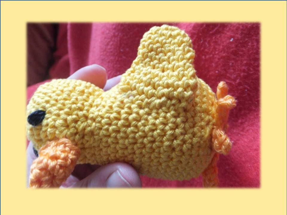 Blog-Inhaltsbild für 'Kiki das kleine Küken - Häkelanleitung'