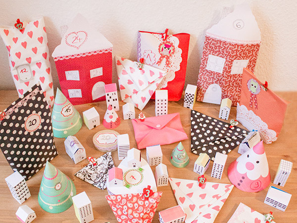 Der überdimensionale Weihnachtskalender: Anleitungen &amp; Freebie