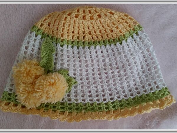 Häkelanleitung Babymütze - Löwenzahn