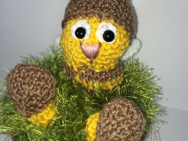 Kostenlose Häkelanleitung - Bienchen im Topf