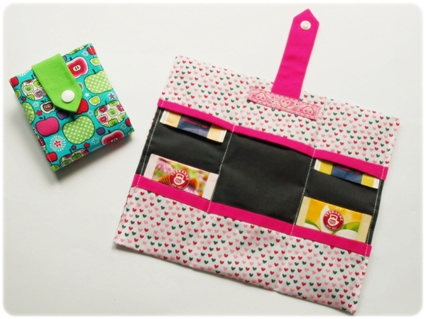 Kostenlose Nähanleitung Teebeuteltasche