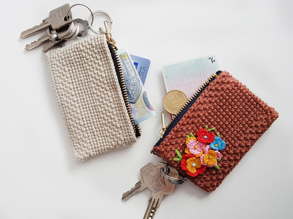 Gratis Häkelanleitung Schlüsseltasche, Schlüsseletui