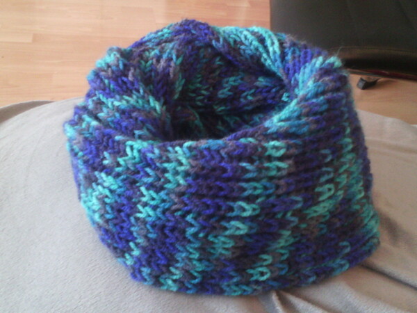 Schöner warmer Schal selbstgemacht