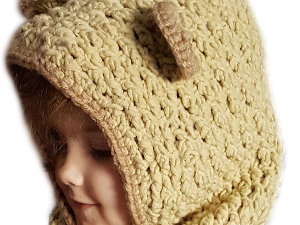 Kostenlose Häkelanleitung Kapuzenshal