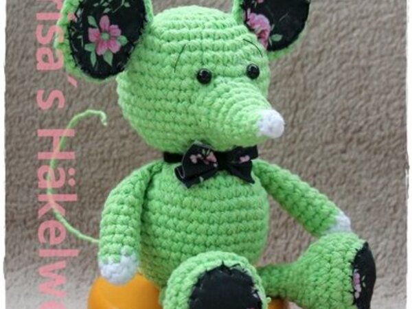 Maus "Gentlemen" Häkelanleitung