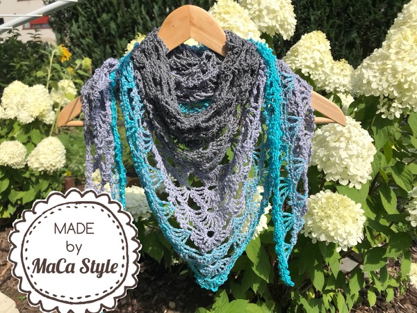 Kostenlose Häkelanleitung Tuch Queeny