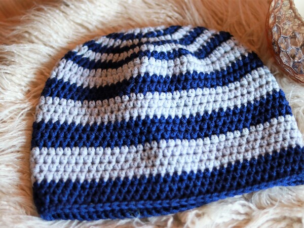 Kostenlose Häkelanleitung für die Wintermütze "Stripes"