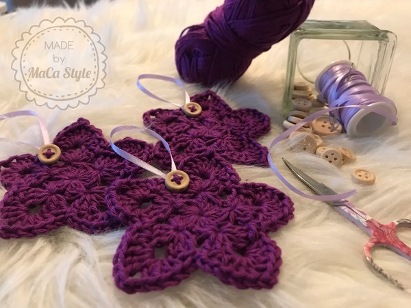 Häkelanleitung Sternanhänger